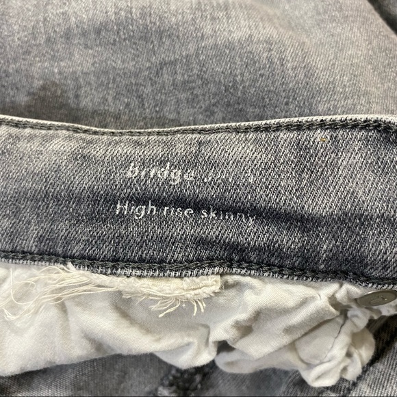 Mih Jeans High Rise Skinny Ankle Wayfarer Grey Bridge Jeans Sz 27 - Picture 8 of 14